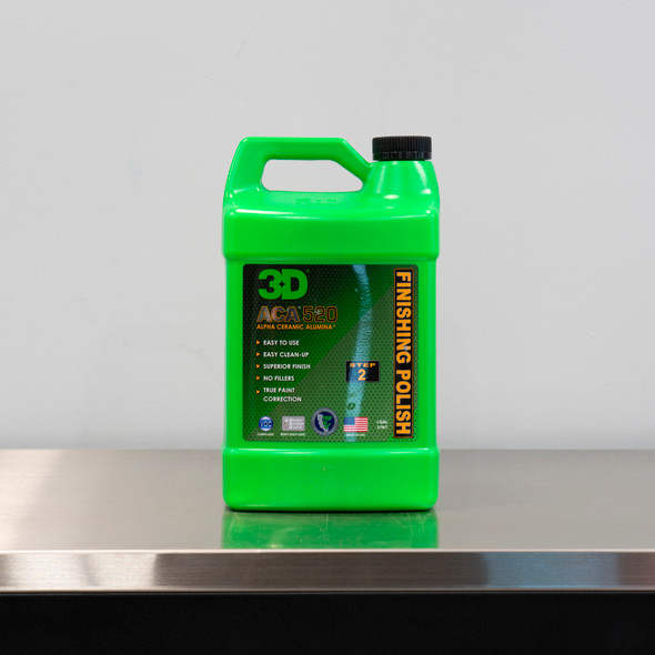 The Clean Garage | 3D ACA 520 Finishing Polish 1 Gallon | Body Shop Safe