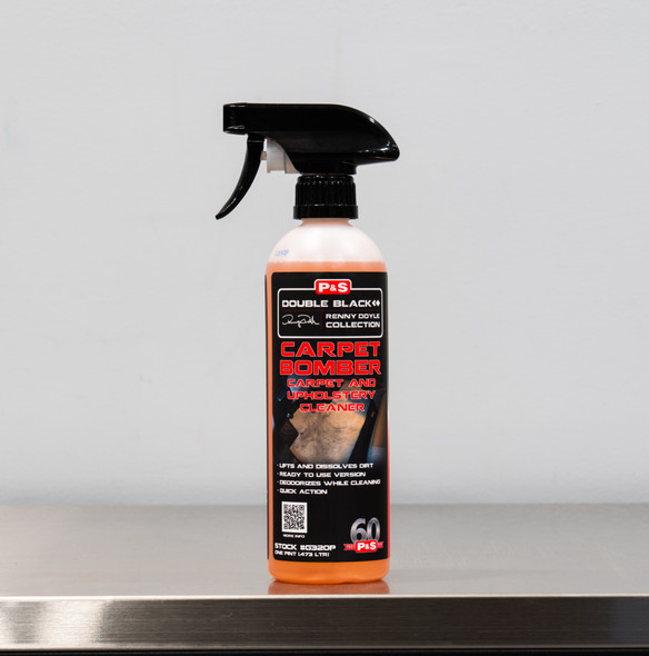 The Clean Garage | P&S Carpet Bomber 16oz | Double Black Carpet Upholstery Cleaner