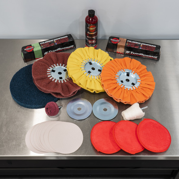 The Clean Garage Renegade Metal Polishing and Big Rig Box Kit 