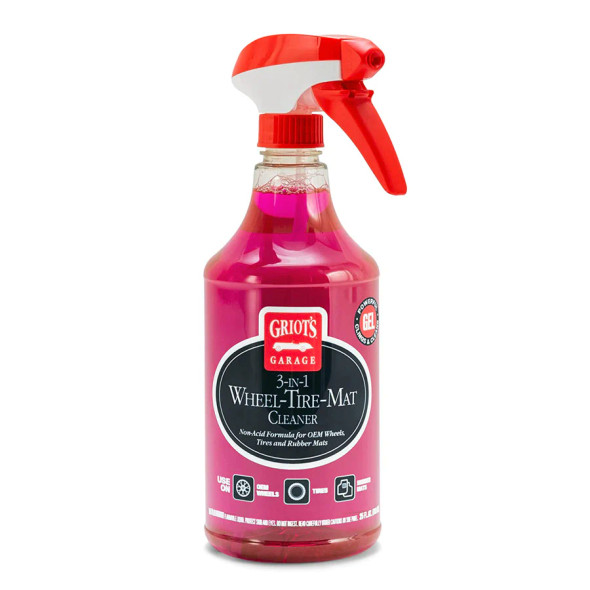 Griots Garage 3 in 1 Wheel Tire and Rubber Mat Cleaner 25oz | The Clean Garage