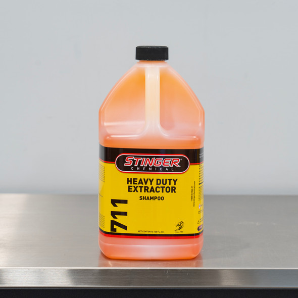 Stinger 711 Heavy Duty Extractor Shampoo 1 Gallon | Concentrate | The Clean Garage