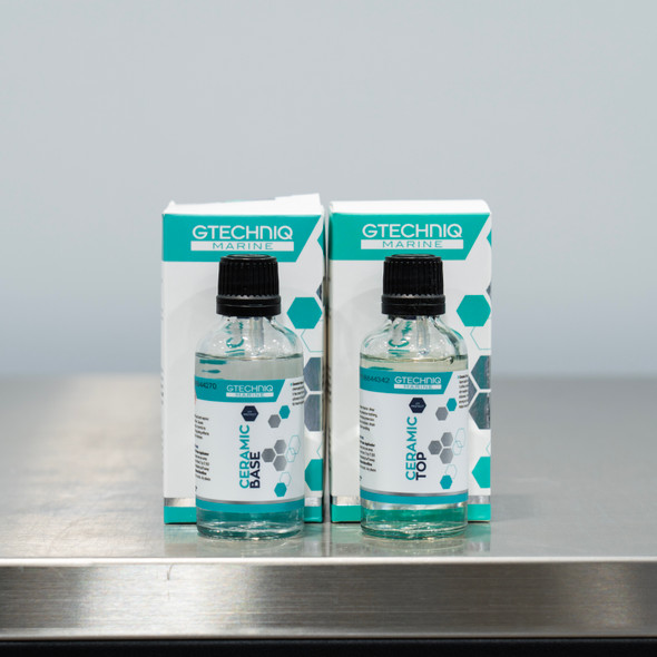 Gtechniq Marine Ceramic Coating Combo | 50ml Base & Top Coat | The Clean Garage