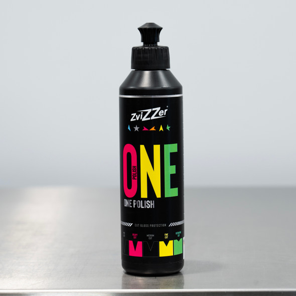 ZviZZer One Polish 250ml | All in One Polish and Protection 8.45oz Clean Garage