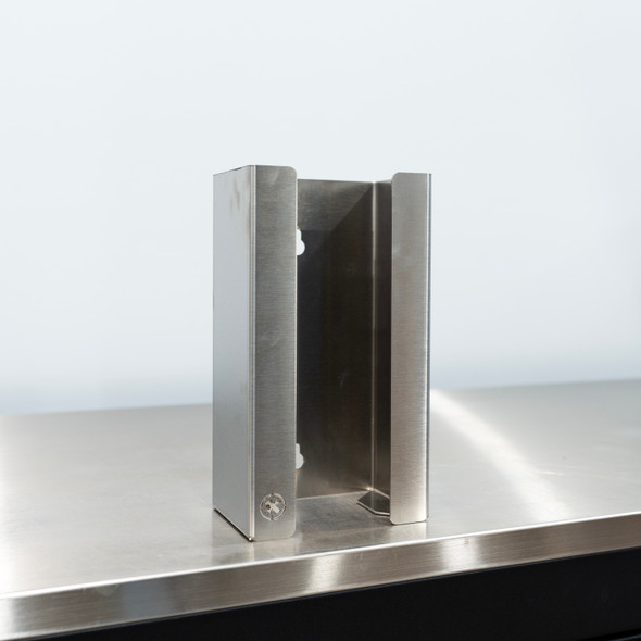 The Clean Garage Stainless Steel Wall Mount Glove Box Holder