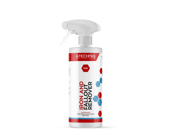 Gtechniq W6 Iron and Fallout Remover 500ml | Decon Spray | The Clean Garage
