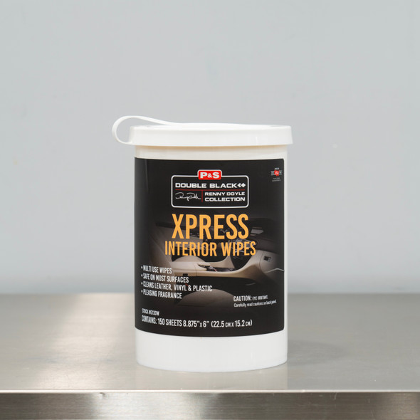 P&S Xpress Interior Cleaner Wipes | 150 Pre-Soaked Sheets The Clean Garage